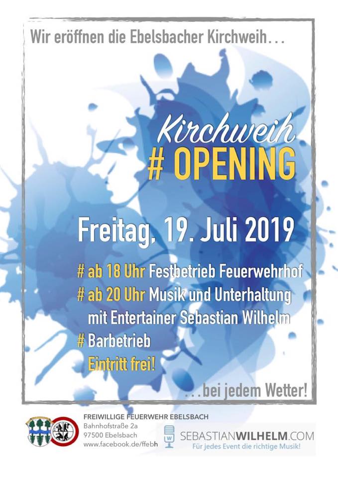 Kirchweih-Opening
